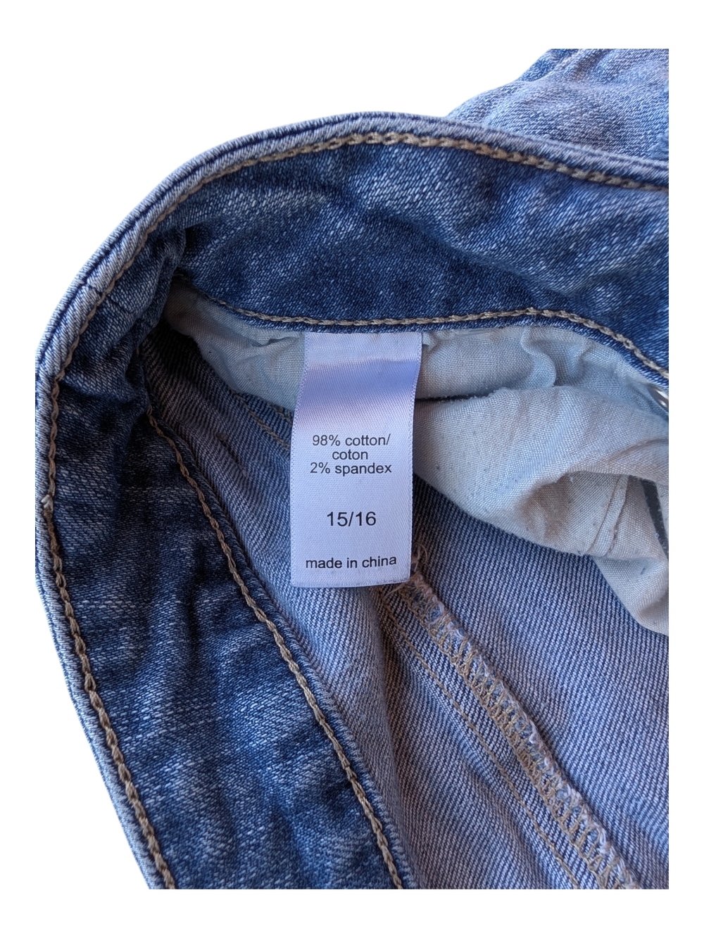 Maurices Light Blue Distressed Denim Shorts - Picture 4 of 6